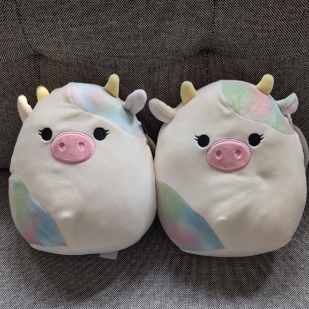 Candess - 8 Inch Cow With Pastel Patches - NWT